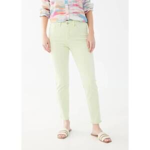 NEW FDJ olivia slim ankle euro twill jeans in mojito green